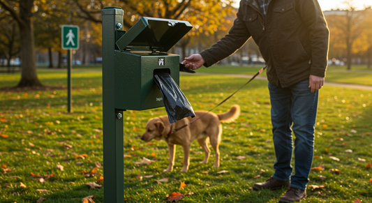 Städte sparen mit Metall-Hundebeutelspendern langfristig
