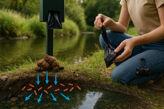 Hundehaufen schaden auch unserem Wasser!