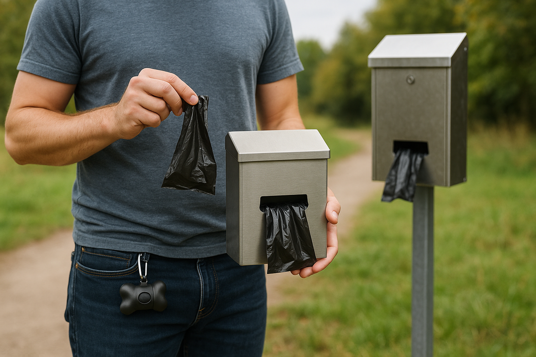 Metall-Kotbeutelspender: unkaputtbar für Park & Stadt