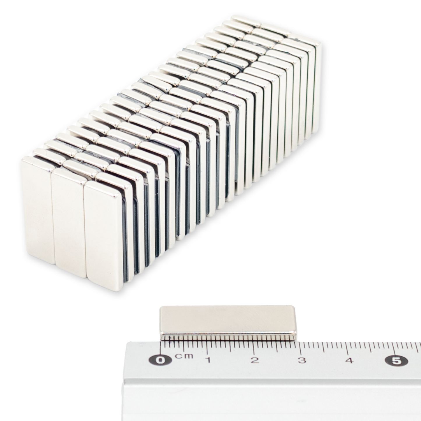 Neodym Blockmagnet N52 30x10x3mm | 5-100 Stück