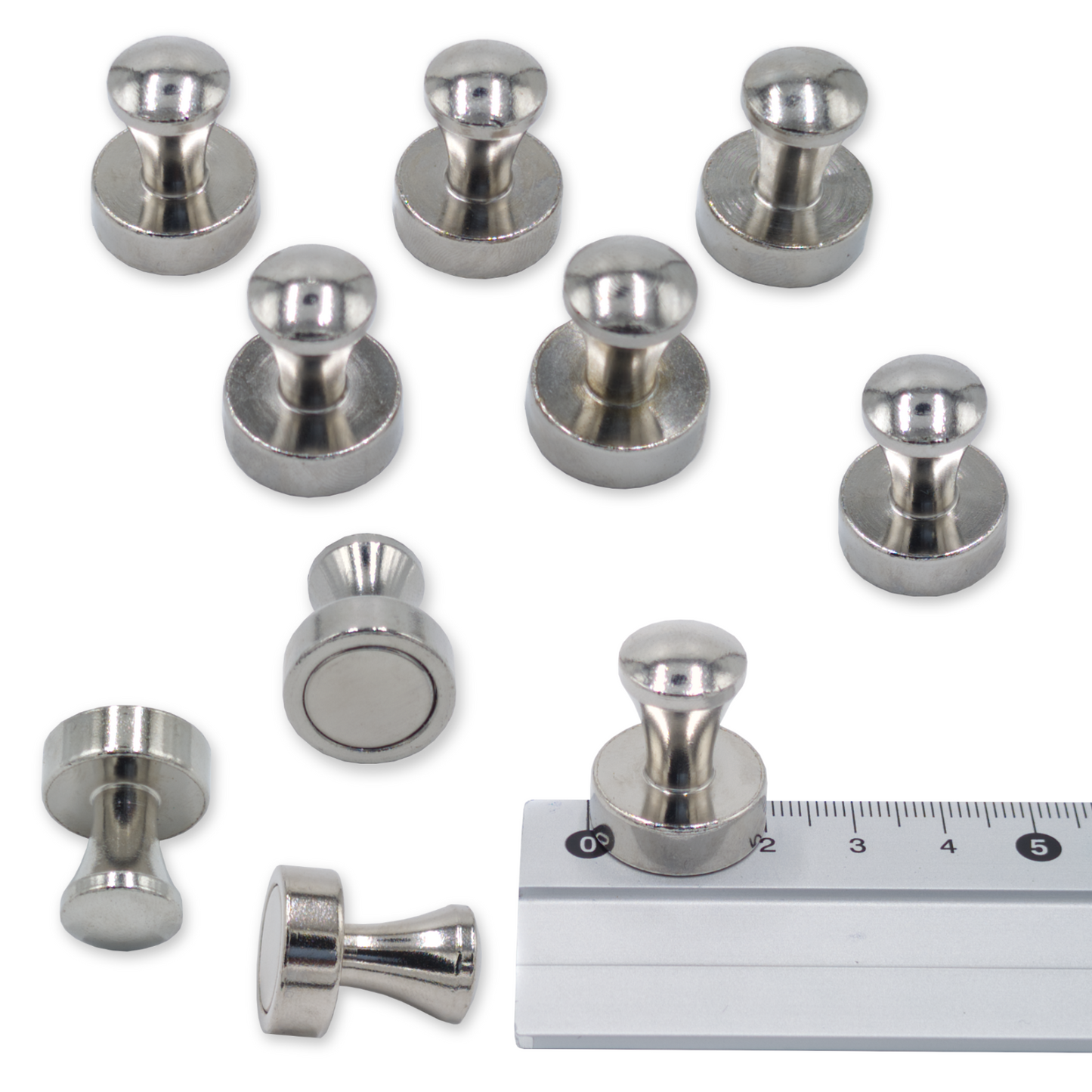 Neodym Pinnwandmagnet N45 Ø20x25mm | 6-96 Stück