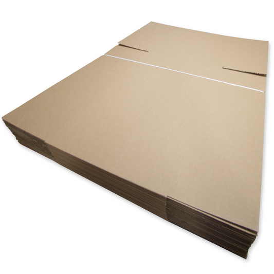 Großkarton 600x400x400 mm (60x40x40 cm), braun, 1-wellig B-Welle, Eurobox-Format, Bild 2