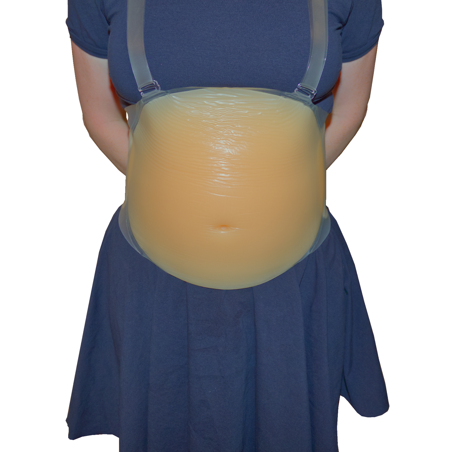 Künstlicher Silikon-Schwangerschaftsbauch zum Umschnallen, Typ T2