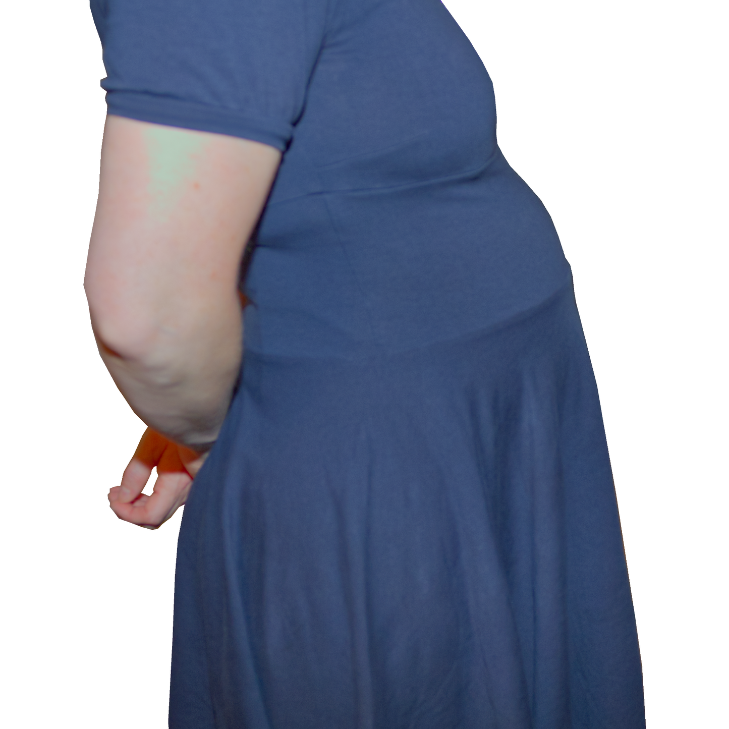 Künstlicher Silikon-Schwangerschaftsbauch zum Umschnallen, Typ T2