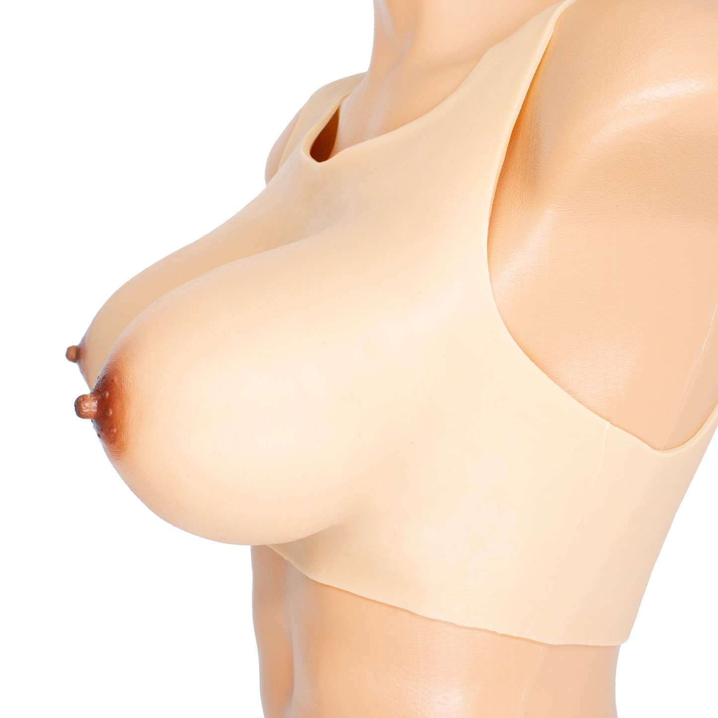 Torso mit Silikonbrüsten, ultra realistischer Skin-Halbbody, Typ T1