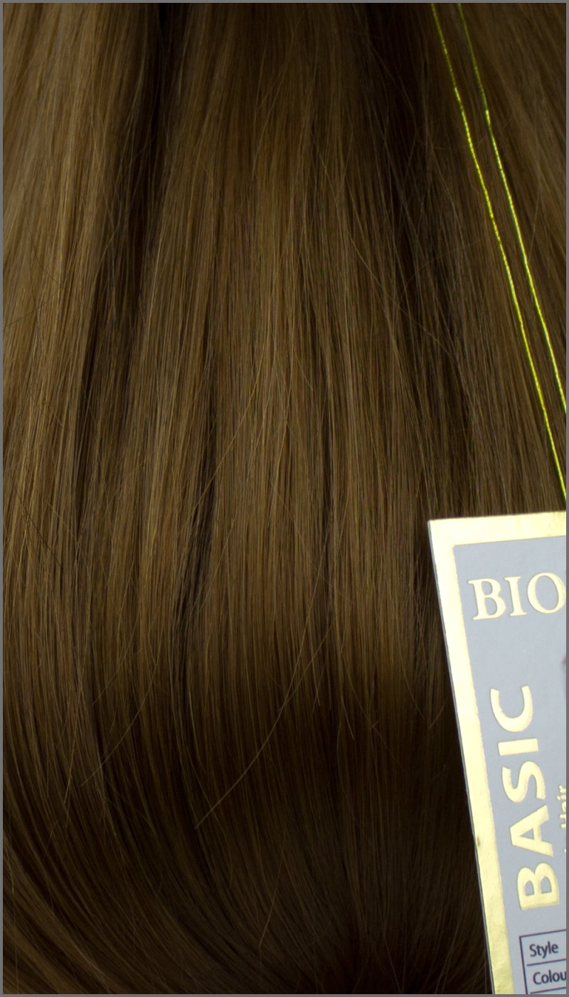 Clip-in Haar Extensions mit Echthaar, #27, Honigbraun, BASIC von BIONORA, 43/53/63cm, 70/80/90Gr.