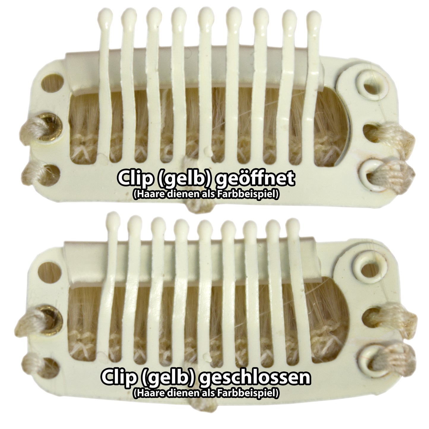 Clip-in Haar Verlängerung, BIONORA PREMIUM, #613, Platinblond