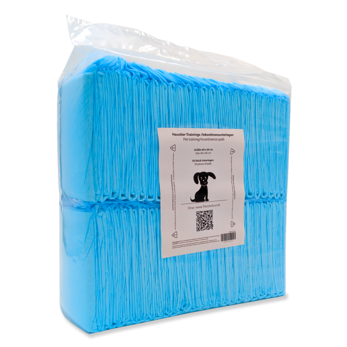 Hunde Trainingspads 60×60 cm – Saugstarke Inkontinenzunterlagen