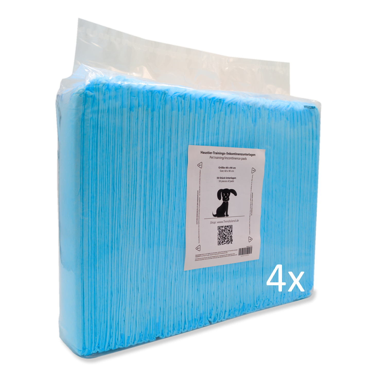 Hunde Trainingspads 60×90 cm – Saugstarke Inkontinenzunterlagen