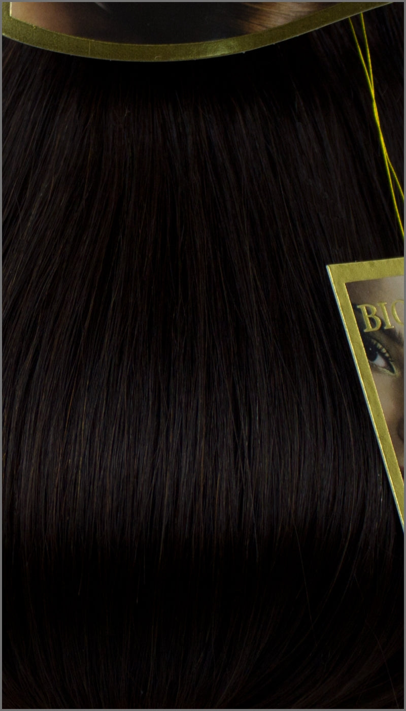 Clip-in Haar Extensions, BIONORA PROFESSIONAL, #02, Dunkelbraun, 40 50 60 (+) cm, 85/95/105 Gramm