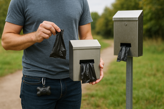 Metall-Kotbeutelspender: unkaputtbar für Park & Stadt