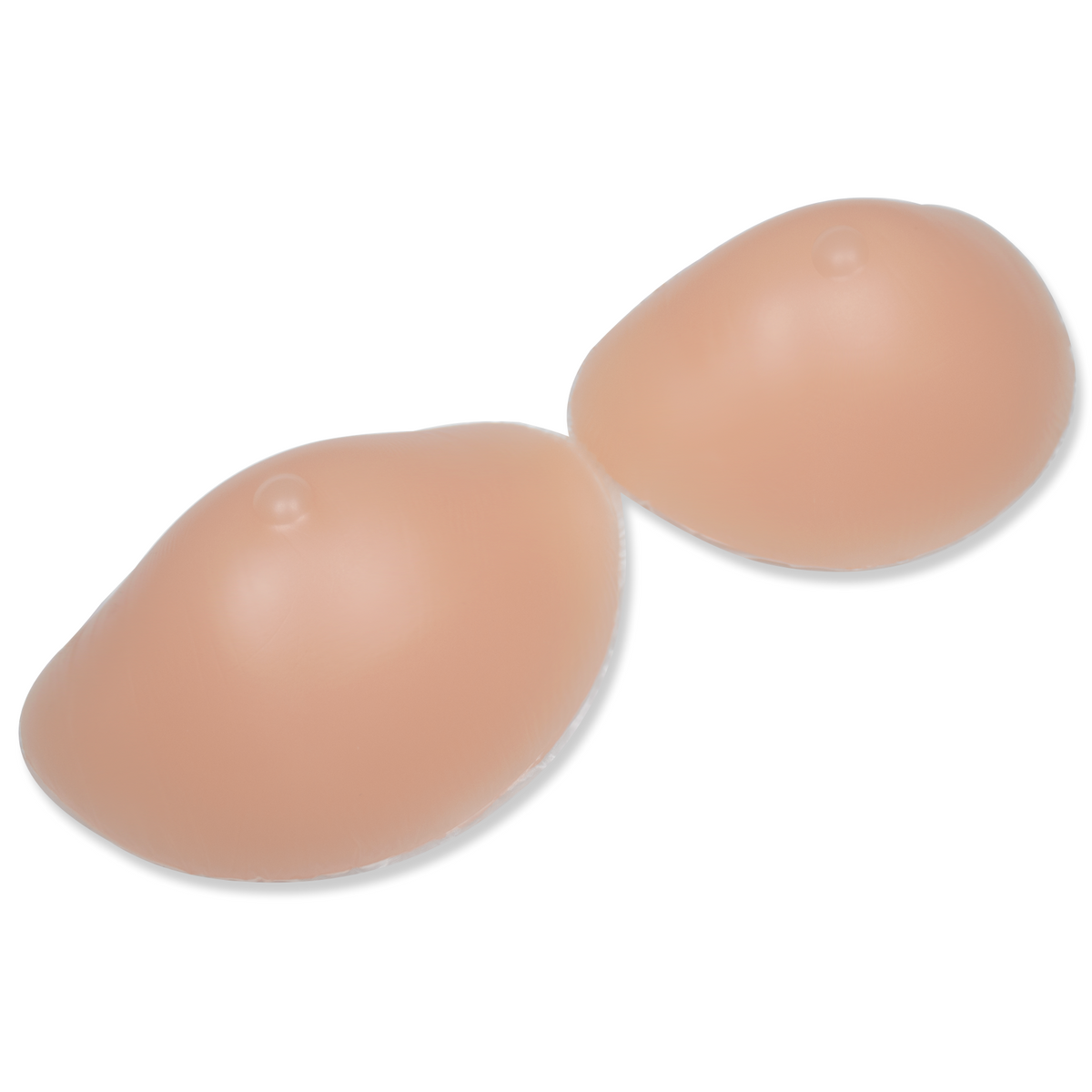 Kleine BH-Einlagen in Cup A, mit Haftschicht, farblose Nippel, Typ T4 - Cup A - 300g