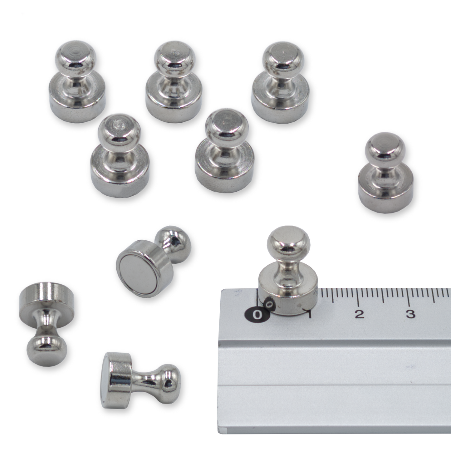 Neodym Pinnwandmagnet N45 Ø12x16mm | 6-96 Stück