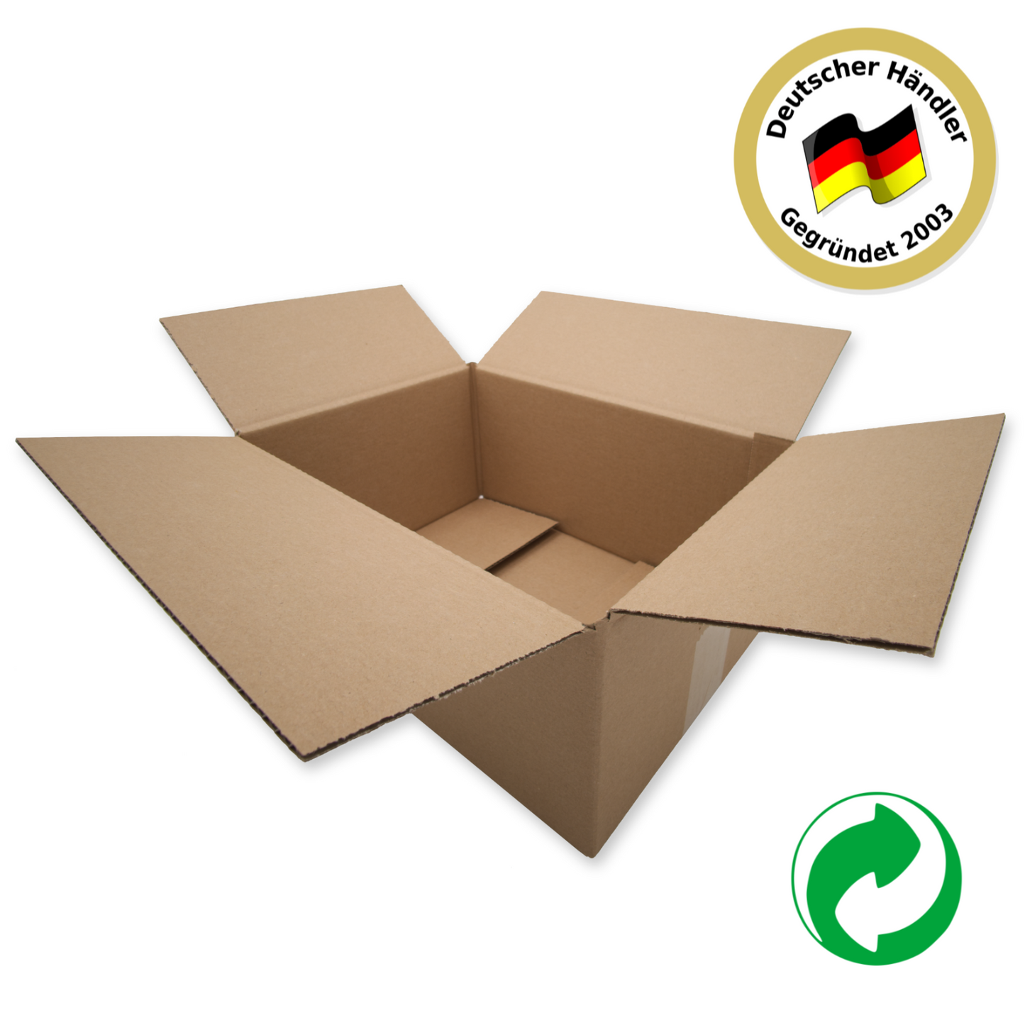 Braune Faltkartons 300x215x140mm 1.3 B-Welle 1-wellig Versandkarton 30x21,5x14cm