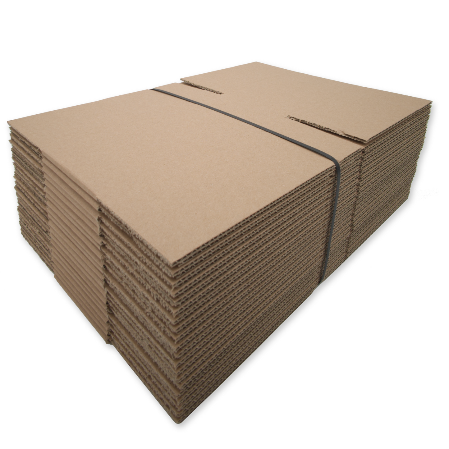 Braune Faltkartons 200 x 150 x 90mm 1.2 B-Welle 1-wellig Versandkarton 20x15x9cm