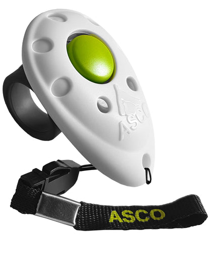 ASCO Finger Clicker – Clickertraining Premium Klicker für Hunde, Katzen, Pferde