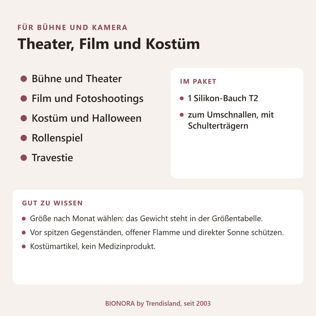 BIONORA Künstlicher Silikon-Schwangerschaftsbauch zum Umschnallen: Theater, Film und Kostüm: Bühne und Theater, Film und Fotoshootings, Kostüm und Halloween, Rollenspiel, Travestie