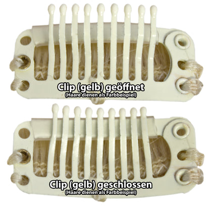 Clip-in Haar Verlängerung, BIONORA PREMIUM, #613, Platinblond