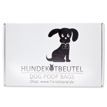 1000 schwarze Hundekotbeutel zum Aufhängen 21×31,5 cm – Reißfest, blickdicht & umweltfreundlich