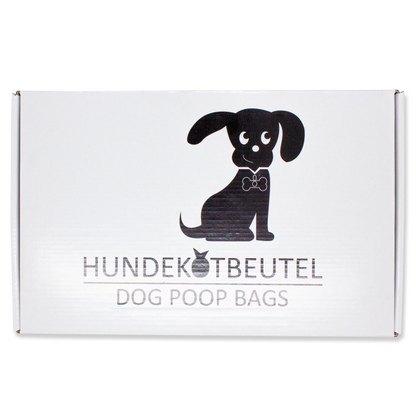1000 schwarze Hundekotbeutel zum Aufhängen 21×31,5 cm – Reißfest, blickdicht & umweltfreundlich
